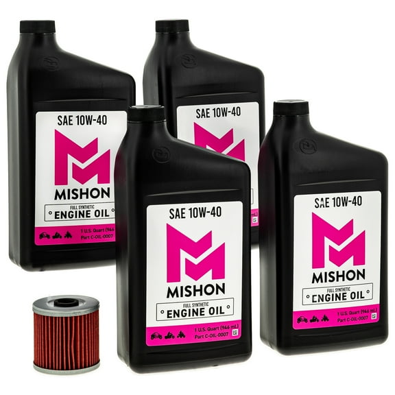 Mishon Engine Oil Change Kit for Kawasaki 2000 Bayou 300 KLF300C ATV MK1012820