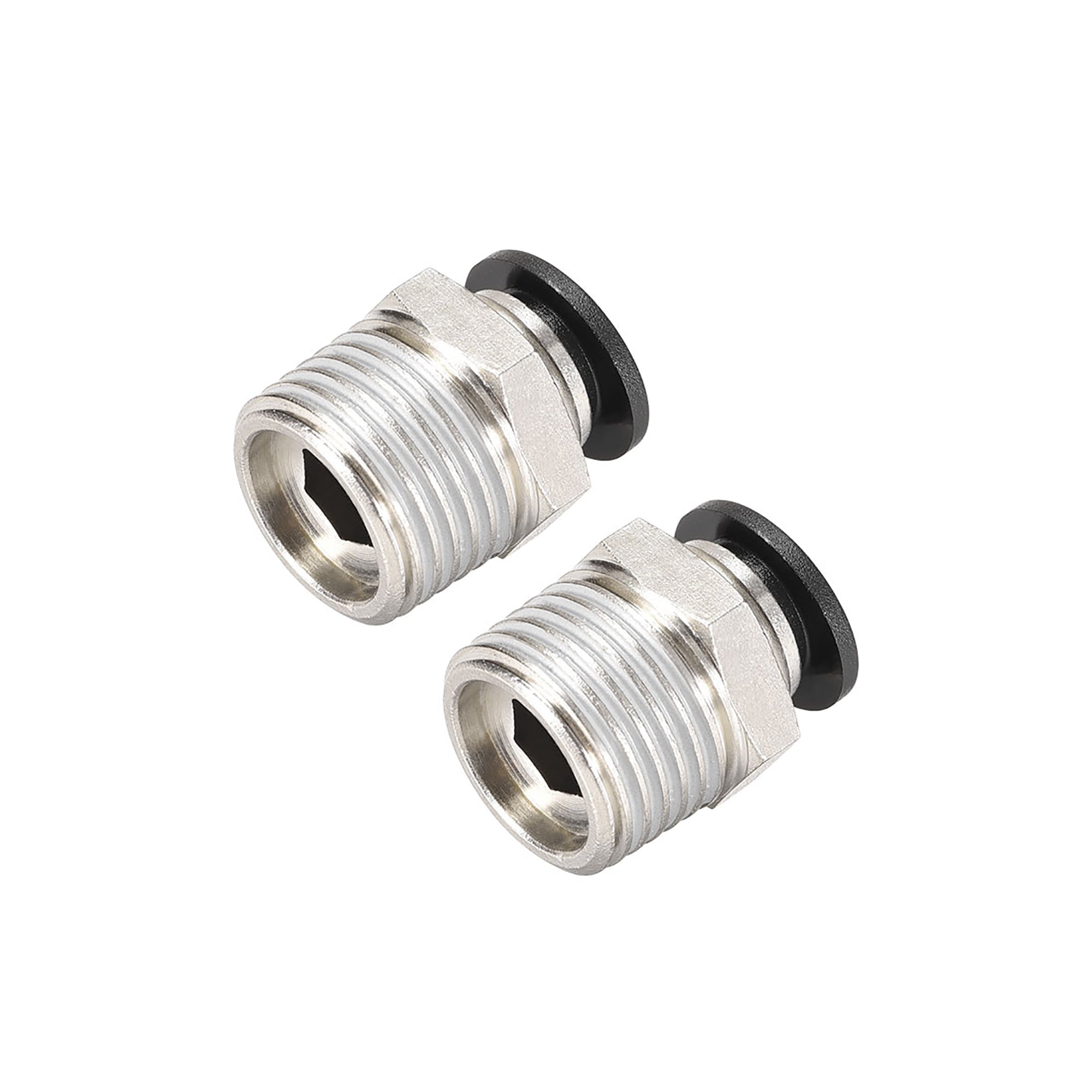 Pneumatic push-in quick release fittings connectors air water hose BSP thread 