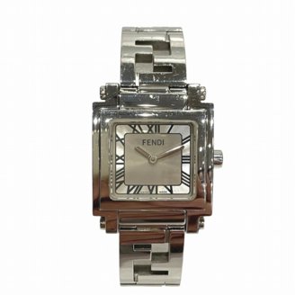 Pre-Owned FENDI 3600L F Belt Watch Analog Digital Silver  display picture 2