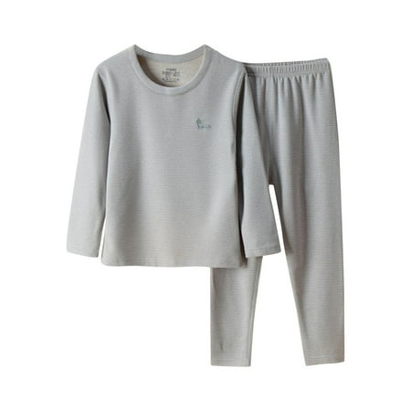 

Erwazi Toddler Boys Girls Pajama Set Kids Soft Long Sleeve Matching Sleepwear Set Tops+Pants Outfits Sleepwear