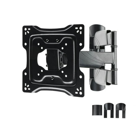 Monoprice Low Profile Full-Motion Articulating TV Wall Mount Bracket For TVs 23in to 42in, for Samsung, Vizio, Sharp, LG, TCL, Max Weight 77 lbs., VESA 200x200 - Commercial Series