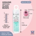 thumbnail image 3 of Miyuki Delica Seed Beads – Size 11/0 (1.6 mm), DB2122, Duracoat Opaque Catalina, 7.2 g, Approx. 1440 Beads, 3 of 7