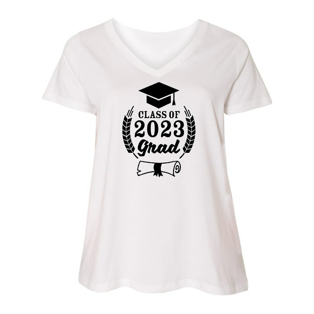 Inktastic Class Of 2023 Grad With Diploma And Graduation Cap Womens