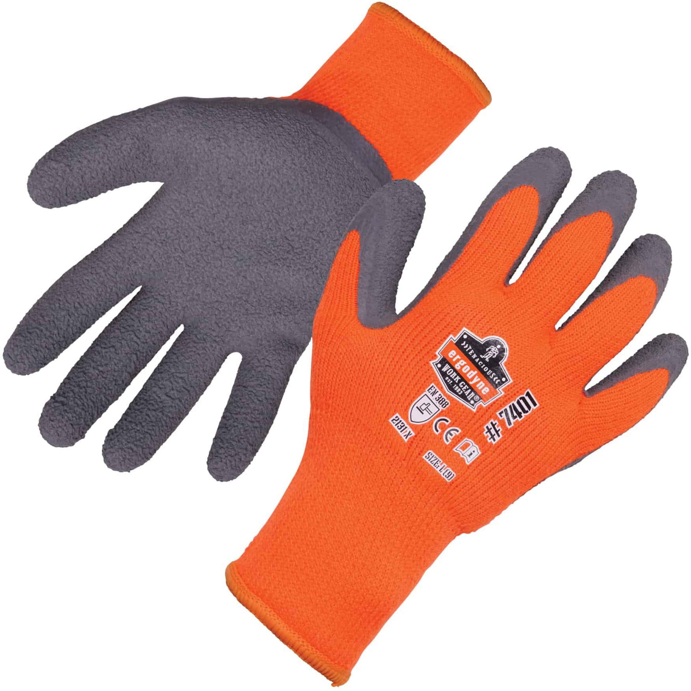 Builders Waterproof Winter Latex Coated Glove with Nylon Liner EN388 BEST VALUE 