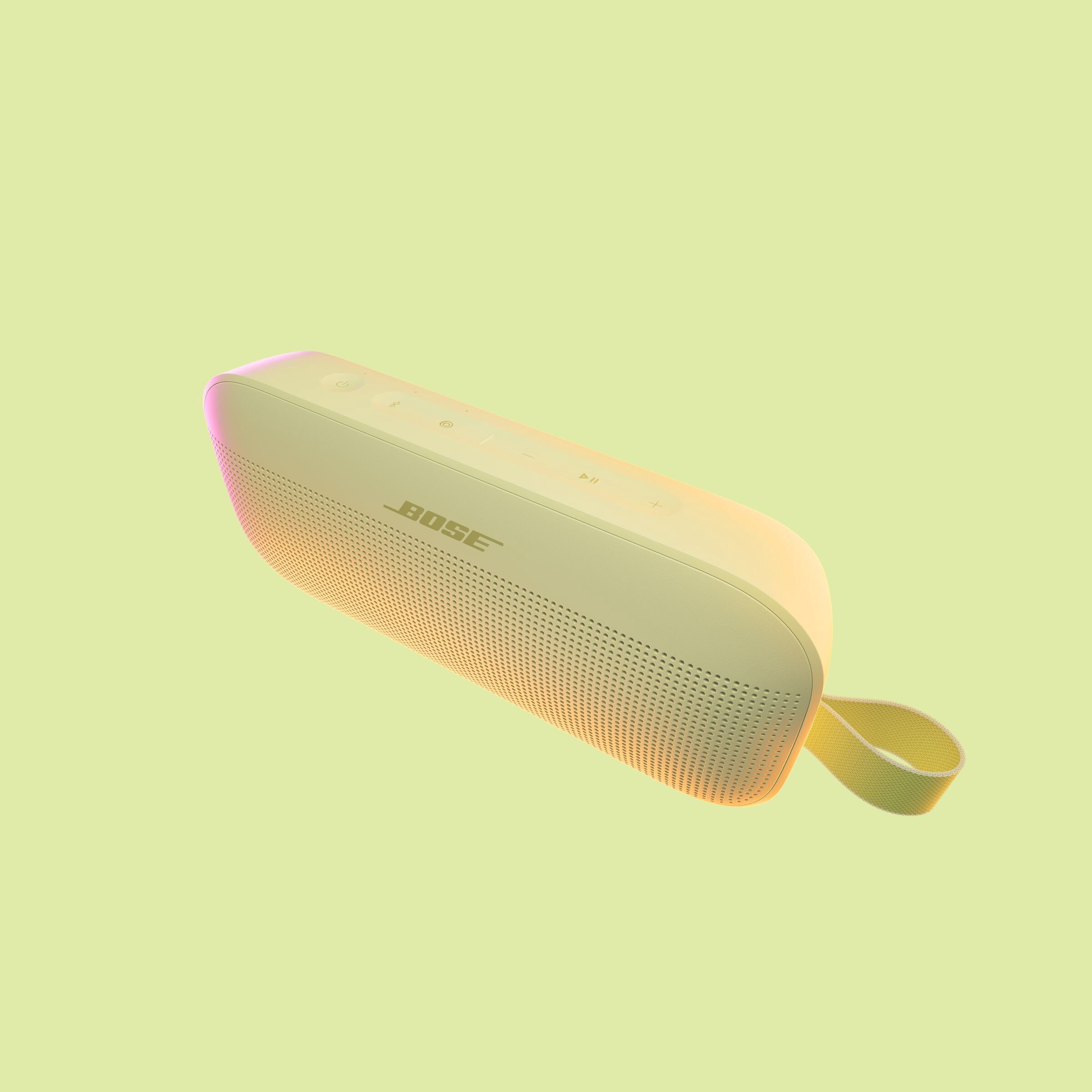 Bose SoundLink Flex II Wireless Waterproof Portable Bluetooth Speaker, Citrus Yellow