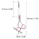 thumbnail image 2 of Ofertas Únicas 1 Pc Tijeras Convenientes para Perros Tienda 6.5 Pulgadas Tono Plateado Rosa Acero Inoxidable, 2 of 4