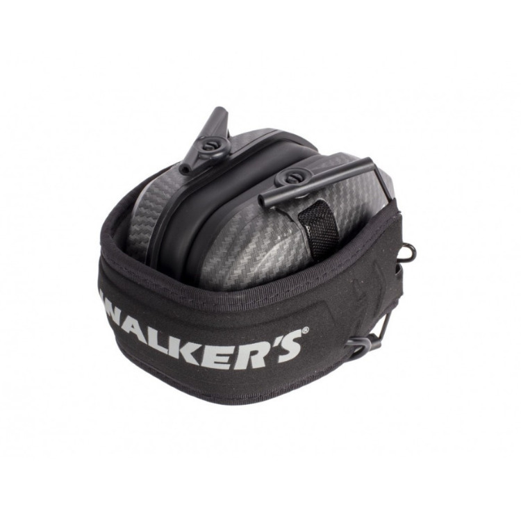 Walker's Razor Shooting Muffs (Carbon) 2-Pack w Walkie Talkies  OTG Glasses 
