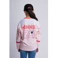 thumbnail image 3 of Disney Minnie Mouse Mesh Hockey Jersey Long Sleeve T-Shirt Toddler to Big Kid, 3 of 5