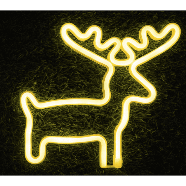 Letrero led neon decoración Artego navidad reno Beckon