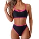 thumbnail image 2 of Trajes de baño para mujer, Trajes de baño para mujer Traje de baño ajustado estampado para mujer que cubre el vientre y las piernas Conjunto de traje de baño conservador Traje de baño para mujer, 2 of 7