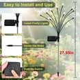 thumbnail image 6 of Rirool 4-Pack Solar Firefly Lights – 40 LED Outdoor Garden Decor, Waterproof, Wind-Powered, Multicolor & Warm White, Romantic Patio Lighting, 6 of 8