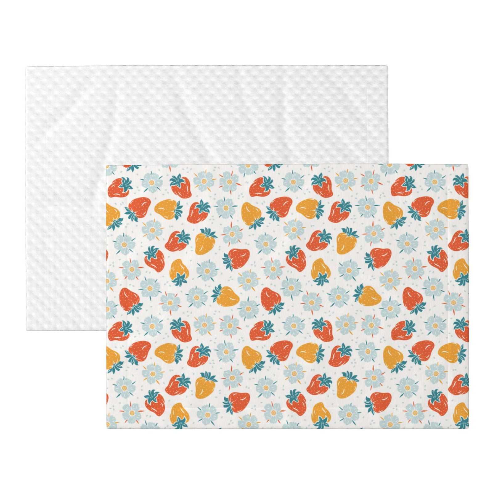 Naloa Floral Strawberr Dog Blanket, 3 Sizes Cat Blanket for Indoor Cats Large Medium Small Dog Gifts-Small