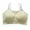 Yellow, variant on Xfvqtps Sports Bras for Girls Lightly Padded Adjustable Spaghetti Strap Cotton Soft Comfortable Breathable Fixed Cup Seamless Elastic Training Bras for Girls 9-18 Years Beige