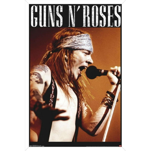 Guns N' Roses - Axel Wall Poster, 14.725" x 22.375", Framed