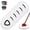 White, variant on GFRED Mop Heads Replacements for O-Cedar EasyWring Spin Mop, Microfiber Refills 4-Pack