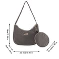 thumbnail image 3 of Women Denim Chain Strap Crossbody Bag Distressed Casual Shoulder Purse, 3 of 7