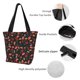 thumbnail image 4 of Fotbe BBQ Bolsa de Playa con Estampado, Bolsa de Hombro, Bolsa de Mano Espaciosa, Bolsa de Viaje Ligera, Bolsa de Compras Versátil, 4 of 6