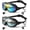 Aqua & Bright Silver, variant on SENLINK Swim Goggles 2 Pack, Wide Vision Anti-Fog UV Protection Swimming Goggles, Leakproof Swim Glasses for Men, Women, Kids