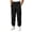 Black-03, variant on Sentuca Boys Cargo Pants, Elastic Bottom Solid Color Jogger Pants with Pockets Fashion Leisure Sports Tweens Trousers Khaki Size 12-13Y