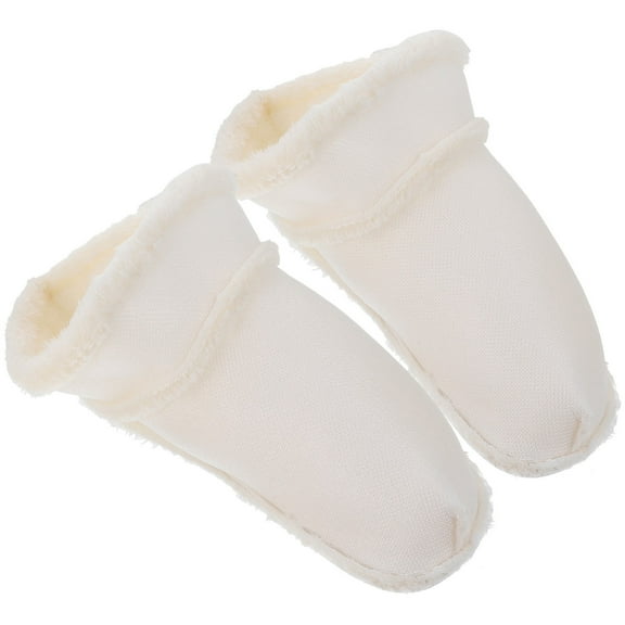 Toyandona Moccasin Slippers Clog Shoes Lining Plush 2 Pairs