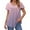 010_Dark Blue, variant on V Neck T Shirts for Women Summer Plus Size Tops Blouses Short Sleeve Lace Pleated Tunic Short Sleeve Shirts for Women Blue