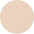 thumbnail image 3 of Round Fitted Tablecloth 44 Inch, Cute Small Beige Flower Round Table Cover Water Resistant Table Cloths Fabric Tablecloth for Dining, Party, Buffet, Wedding, 3 of 8