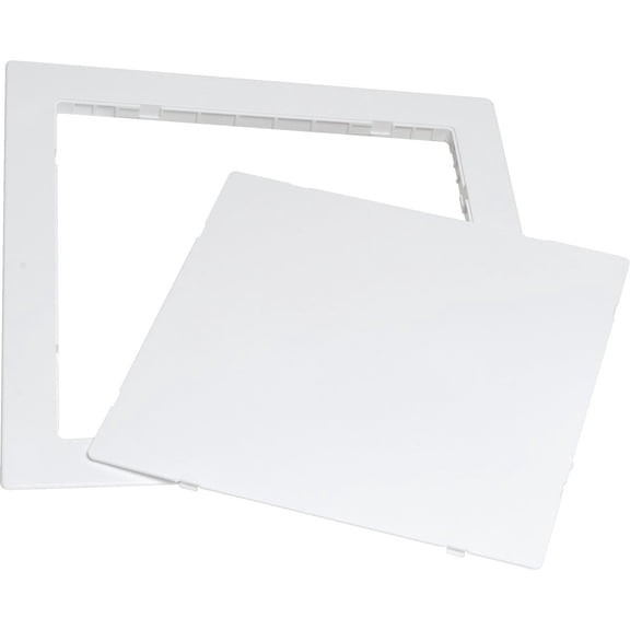 Oatey 34056 14-in. Flush-or Surface-Mounted Wall Access Panel, White, 14"x 14" — Residential Use, Standard Application