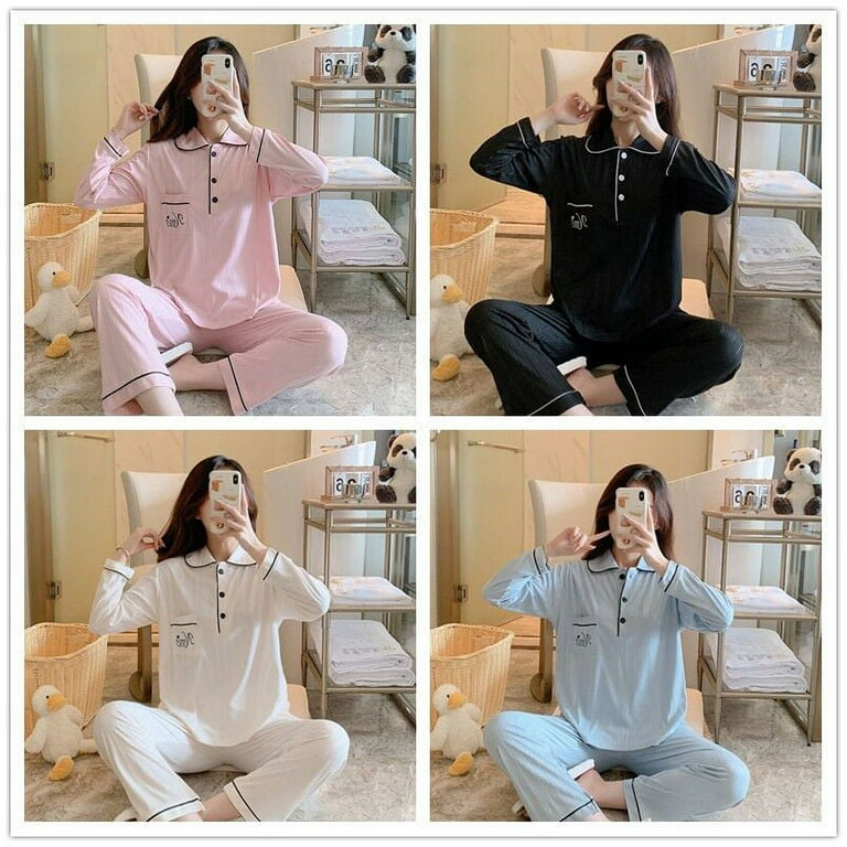 DanceeMangoo Women Pajamas Set Comfortable Long Sleeve Pijama Suit Casual Homewear  Clothes Autumn Winter Pajama Sets Ladies Sleepwear 