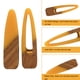 thumbnail image 3 of Pinzas para el cabello con hoja de ácido acético para mujer, maquillaje, pinzas para el cabello con curvatura, pinzas para rizos, color amarillo, 3 of 5