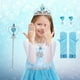 thumbnail image 4 of Disfraz de Princesa para Niñas, Vestido de Princesa con Peluca, Corona, Cetro, Guantes y Accesorios para Fiesta de Cumpleaños, Cosplay de Halloween, Carnaval de Navidad (Talla: 140cm), 4 of 7