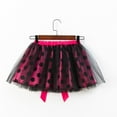 thumbnail image 4 of SonxaHe Big Girls Skirts Polka Dot Prints Stretch Waist Ballet Skirt with Hairpin Kids Party Dance Tulle Skirts,2-Piece Pink,Sized 9-11, 4 of 5