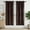 Brown, variant on XUEYU 100% Blackout Curtains for Bedroom, Light Blocking Thermal Insulated Curtains with Noise Reduction, 42x63 Inch Room Darkening Window Drapes, Set of 2 Panels, Black