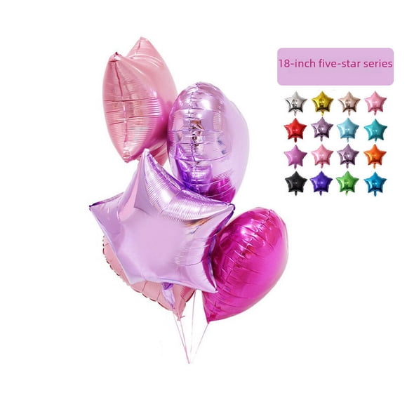 Light Gold Silver Star Shaped Foil Balloons, Large Gold Helium Mylar Balloon for Birthday Baby Shower Anniversary Wedding Party Decorations