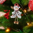 thumbnail image 2 of Mecorevxz Christmas Fabric Hanging Ornaments,Christmas Cute Doll Small Pendant Christmas Tree Hanging Decorations,Car Hanging Decoration(B), 2 of 8