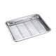 thumbnail image 4 of Bandeja para Hornear Hoja para Hornear Rejilla Enfriadora Recipiente de Almacenamiento de Alimentos Hecha de Acero Inoxidable Resistente Adecuada, 4 of 9