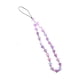 thumbnail image 2 of Adorno decorativo con cuentas para teléfono, correa, pulsera y colgante Púrpura, 2 of 9