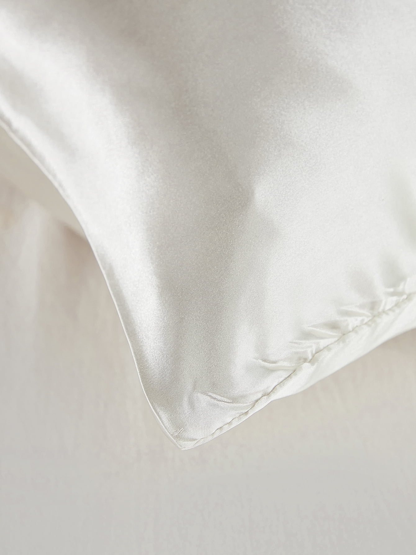 Move Over Taupe Satin Pillowcases King, Silk like Satin Pillow Cover Set of 2, Silky Microfiber Solid Pattern, 2 Pack