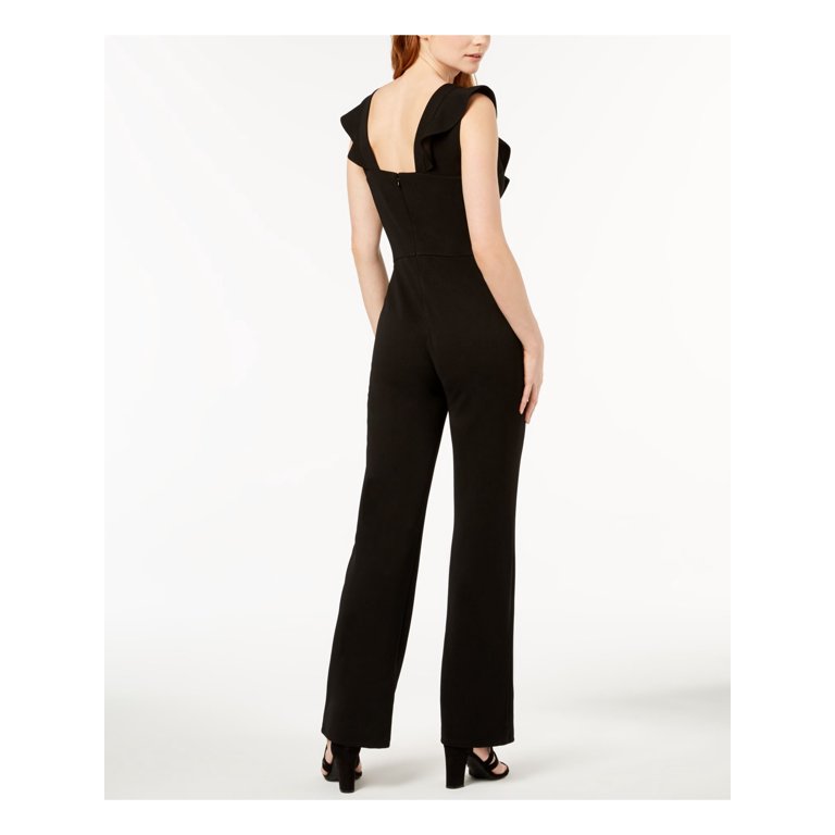 Bar III Women's Ruffled Jumpsuit Black Size 0 - Walmart.com