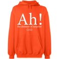 thumbnail image 2 of OXI Hoodie Sweatshirt - Ah The Element of Surprise, Basic Casual Hoodie for Men's and Women Fleece Hoodie Long Sleeve - Orange 3X-Large, 2 of 3
