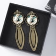 thumbnail image 3 of Cartoons Vintage Copper-Colored Lace Bookmarks: Stainless Steel Reading Accessories and Gifts for Book Lovers and Readers - Set of 2 Bookmarks, 3 of 5