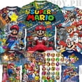 thumbnail image 2 of 3-13 Años super Mario Bros Kids Camiseta De Manga Corta Moda Impresión 3D Colorido Niños Niñas Camisas Juegos De Dibujos Animados Top, 2 of 4