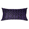 thumbnail image 4 of Neon Purple Wave 20x30" Queen Plush Pillow Case, Soft Zippered Bed Pillowcase for Bedroom, 4 of 9