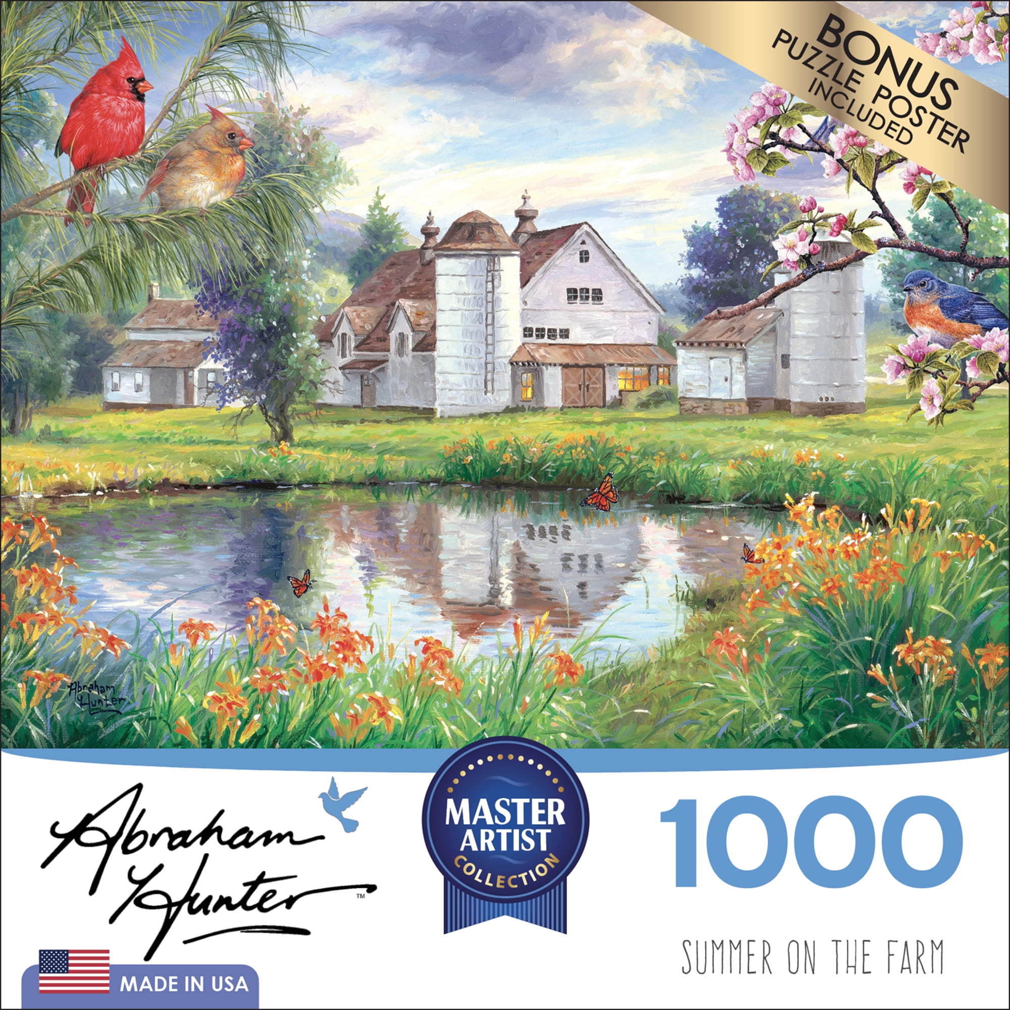 ABRAHAM HUNTER 1000 Piece Puzzle Summer Farm