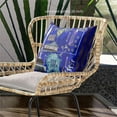 thumbnail image 3 of City Palace Indoor/Outdoor Pillow with Removable Cover in Blue Purple Turquoise20x20, 3 of 4