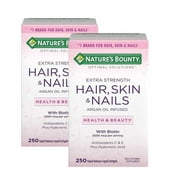 2 Pack | Nature's Bounty Hair, Skin & Nails, 5000mcg, 250 Count