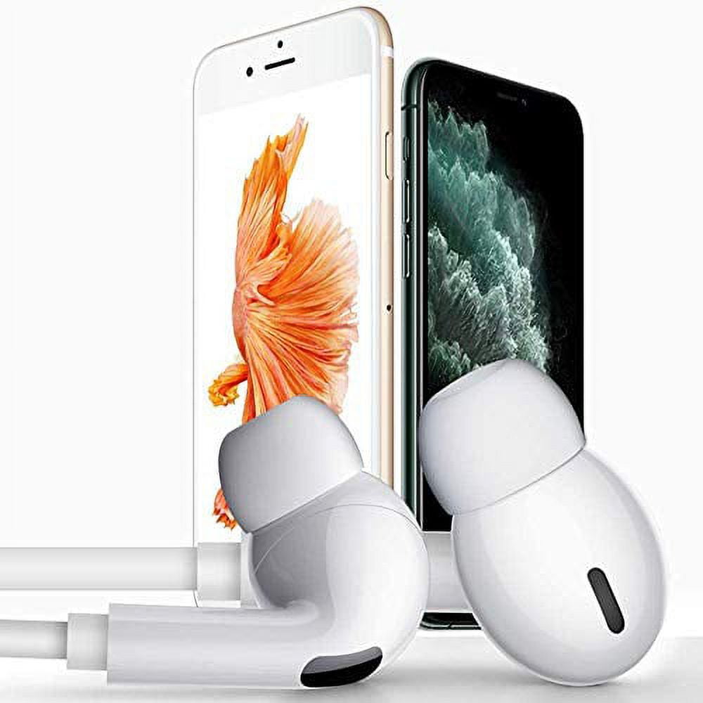 Wired Headphones Earbuds, Ear Buds with Built-in Mic and Headphone Jack Cable Corded Ear Phones Compatible with iPhone 141312 ProSe11 ProX8 Plus