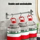 thumbnail image 5 of ¡Última Oportunidad de Ahorro!, Toallero gris sin perforaciones, estante de almacenamiento para baño, estante colgante para pared, gancho para barra para colgar toallas de baño 2 en 1 Akmoler, 5 of 6