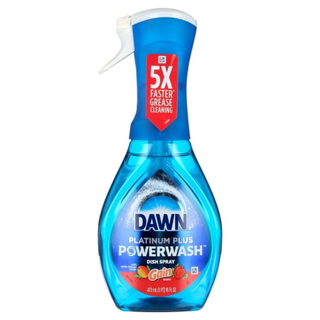 Dawn Powerwash Gain Apple Mango Tango Dish Spray, Liquid Dish Soap Starter Kit, 16 fl oz