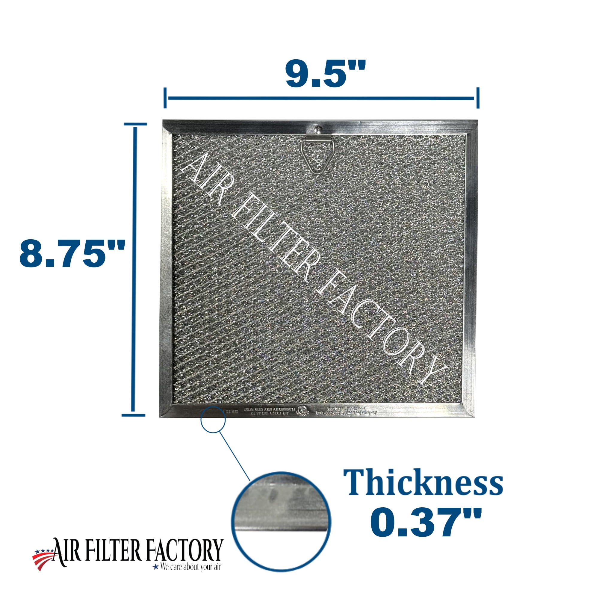 Air Filter Factory Replacement for 19-11-860-01 00487064 Thermador/Bosch Range Hood Aluminum Grease  Filter