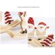 thumbnail image 2 of Adornos De Madera De Navidad Árbol De Navidad Decoración Colgante Madera Santa Claus Elk Adornos Regalo Para Windows Escritorios Jardines Kearding HA038449-00, 2 of 6